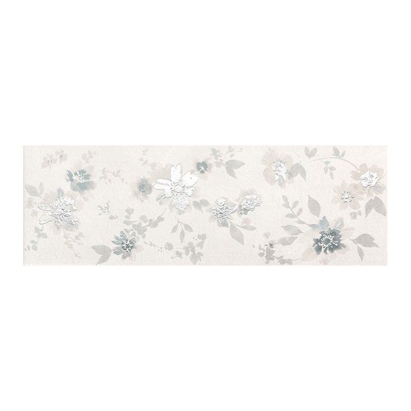 DECO&MORE 25X75 FLOWER WHITE - FAP CERAMICHE fRGH FAP CERAMICHE - 1
