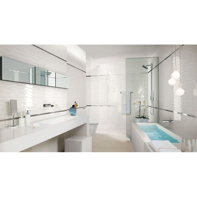 LUMINA 75 25X75 CURVE WHITE GLOSS - FAP CERAMICHE fRG5 FAP CERAMICHE - 1