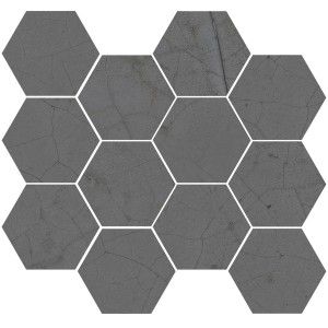 CRACKED GRAPHITE NAT MOSAIQUE HEX 30X28 - CERAMICAS APARICI APARICI CERAMICA - 1