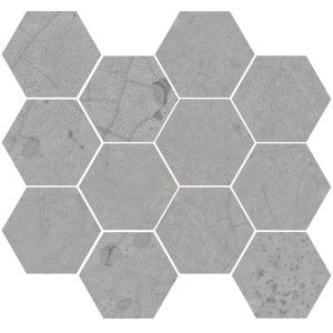 CRACKED GREY NAT MOSAIQUE HEX 30X28 - CERAMICAS APARICI APARICI CERAMICA - 1