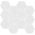 CRACKED WHITE NAT MOSAIC HEX 30X28 - CERAMICAS APARICI APARICI CERAMICA - 1