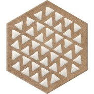TERRACRETA INTARSIO CHAMOTTE 20x20 - CERAMICHE MARCA CORONA J086 CERAMICHE MARCA CORONA  - 1