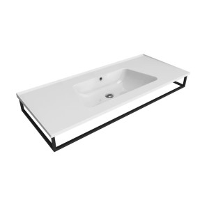 METALL BLOOM 85 STRUKTUR – nero matt mit Chrom