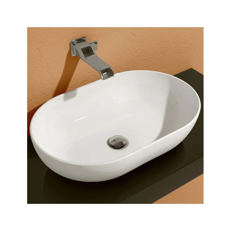 APP 62 White Countertop Washbasin - Ceramica Flaminia