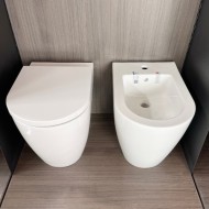 FUTURA Back to Wall Bidet Hatria WHITE HATRIA - 1
