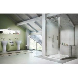 VISMARA VETRO Eckduschabtrennung LINE VISMARA VETRO - 1