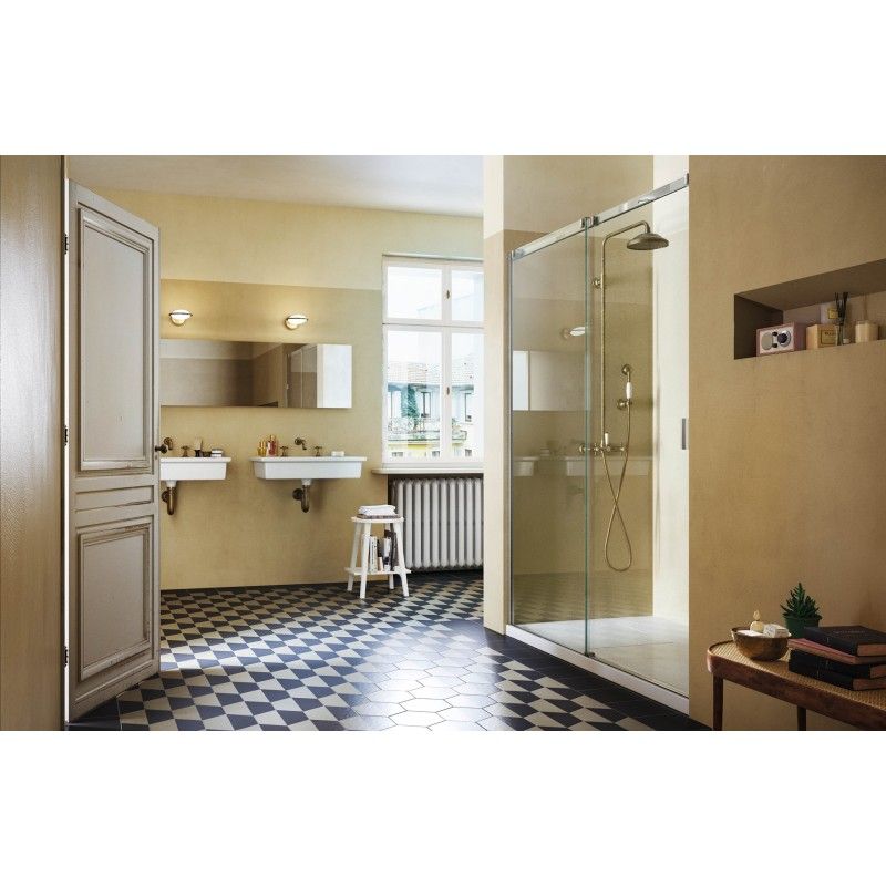 8000 SERIES VISMARA VETRO Shower Enclosure with Sliding Door VISMARA VETRO - 1 8000 SERIES VISMARA VETRO Shower Enclosure with Sliding Door VISMARA VETRO - 1