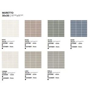 DECORA MARE BRICK 6MM  30X30 - IMPRONTA NU10MB IMPRONTA - 1