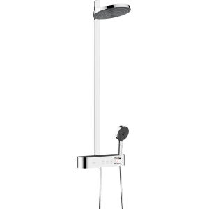 PULSIFY S Showerpipe 260 1 jet with Hansgrohe Shower Tablet 400 bath thermostat HANSGROHE - 1