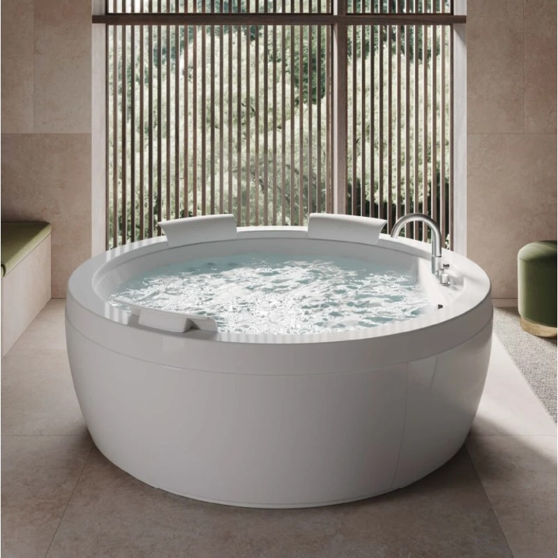 JACUZZI Nova circular freestanding bathtub Ø180 h63cm