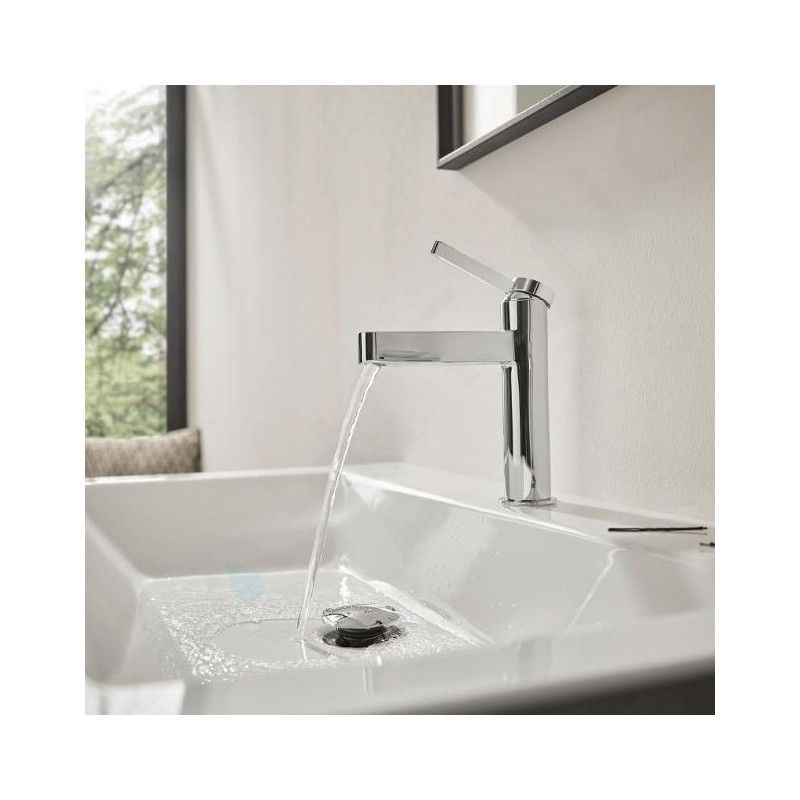 FINORIS Einhebel-Waschtischmischer 100 mit Hansgrohe Push-Open HANSGROHE - 1