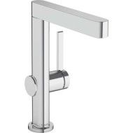 FINORIS Single lever basin mixer 230 with swivel spout and Hansgrohe push-open HANSGROHE - 1