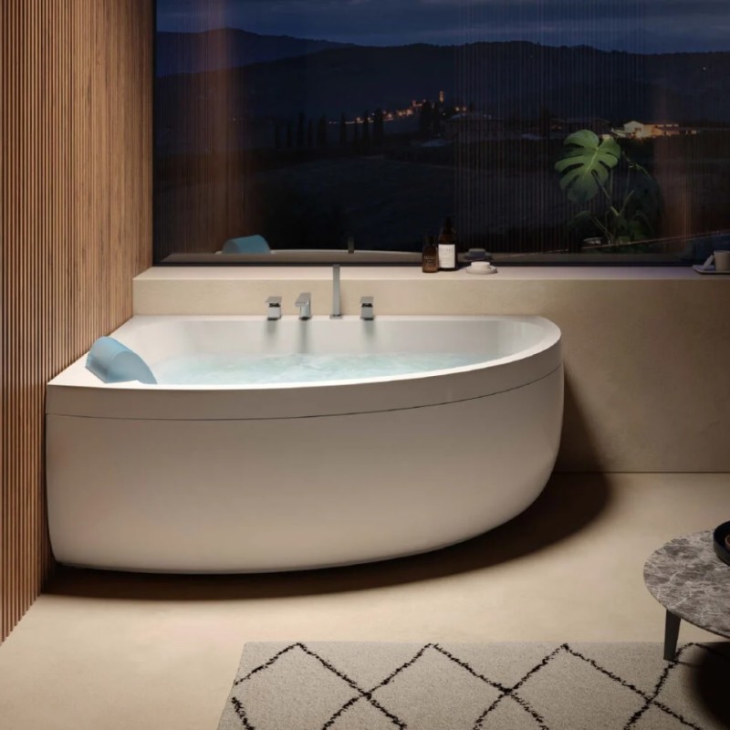 Aquasoul Offset Hydromassagewanne 150x100 JACUZZI