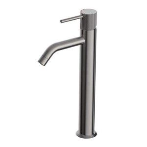 FLESSA Waschtisch-Hochmischer mit kurzem Auslauf ohne Ablaufgarnitur mit GESSI Anschlussschläuchen GESSI SPA  - 2