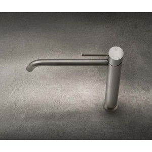 FLESSA Waschtisch-Hochmischer mit langem Auslauf und Ablaufgarnitur mit GESSI-Anschlussschläuchen GESSI SPA  - 2