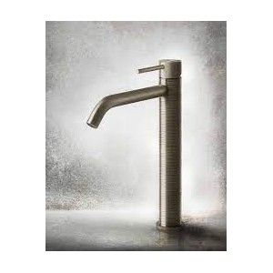 FLESSA Waschtisch-Hochmischer mit langem Auslauf ohne Ablaufgarnitur mit GESSI Anschlussschläuchen GESSI SPA  - 2