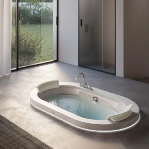 Opalia Corian Hydromassagewanne 195x115 h63cm – Jacuzzi