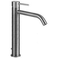 TRAME Waschtisch-Hochmischer mit langem Auslauf und Ablaufgarnitur mit GESSI-Anschlussschläuchen GESSI SPA  - 2