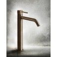 TRAME Waschtisch-Hochmischer mit langem Auslauf ohne Ablaufgarnitur mit GESSI Anschlussschläuchen GESSI SPA  - 2