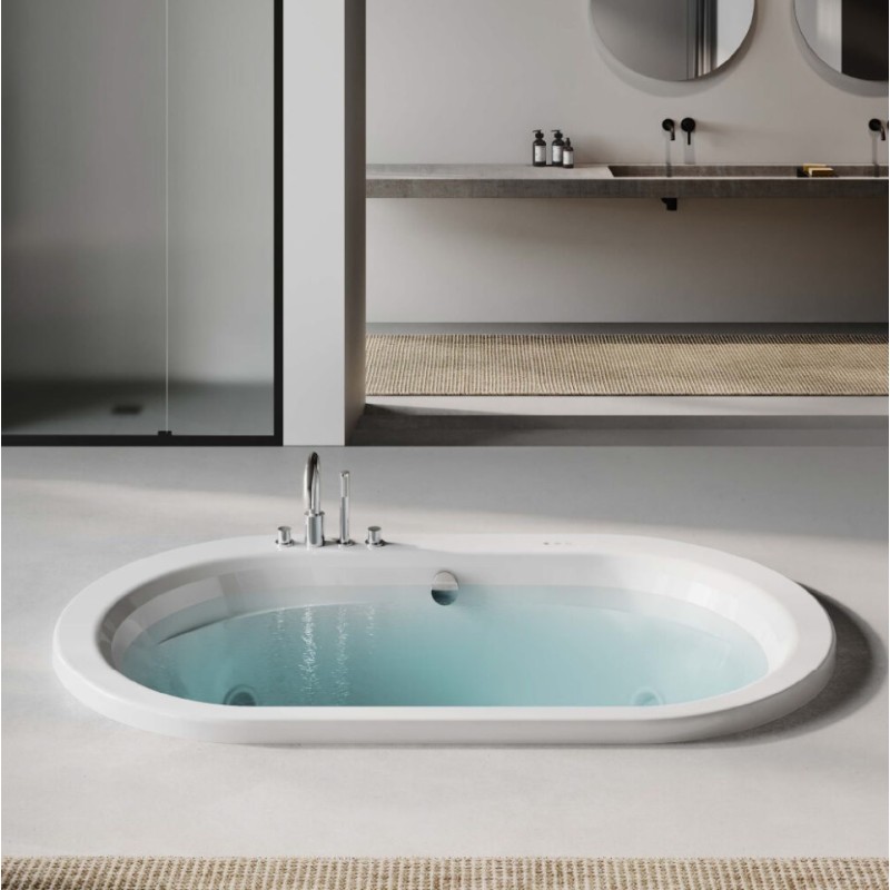 JACUZZI Opalia Hydromassagewanne 190x110 Weiß