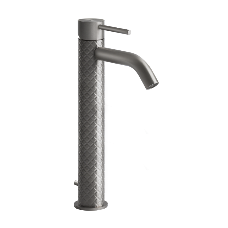 INTRECCIO Waschtisch-Hochmischer mit kurzem Auslauf und Ablauf mit GESSI Anschlussschläuchen GESSI SPA  - 2