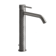 INTRECCIO Waschtisch-Hochmischer mit langem Auslauf und Ablaufgarnitur mit GESSI-Anschlussschläuchen GESSI SPA  - 2