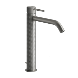 CESELLO Waschtisch-Hochmischer mit langem Auslauf und Ablaufgarnitur mit GESSI-Anschlussschläuchen GESSI SPA  - 2