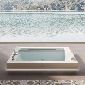 Aura Plus Corian Hydromassagewanne 185x155 Jacuzzi