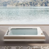 Aura Plus Corian Hydromassagewanne 185x155 Jacuzzi
