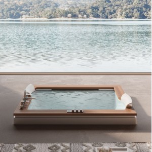 Aura Plus Wood Hydromassagewanne 180x150 h66cm – Jacuzzi
