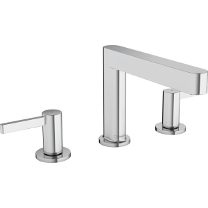 FINORIS 3-Loch Waschtischarmatur 110 mit Hansgrohe Push-Open HANSGROHE - 1