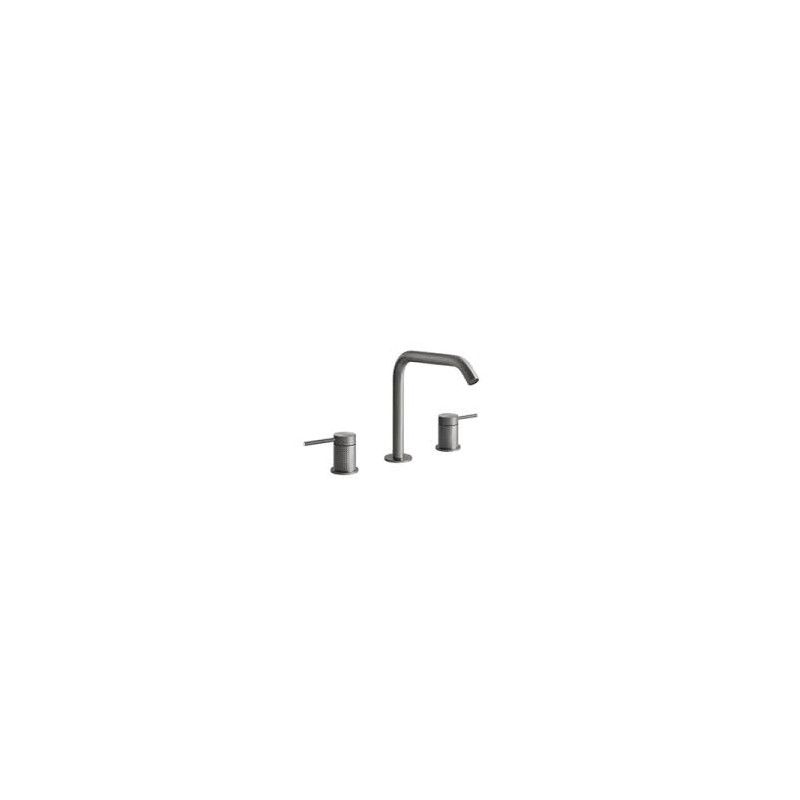 CESELLO 3-hole basin group with spout without pop-up waste with GESSI connection hoses GESSI SPA  - 2