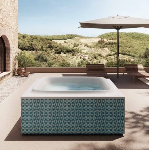 JACUZZI Skylounge Whirlpool-Badewanne 190x190