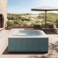 JACUZZI Skylounge Whirlpool-Badewanne 190x190