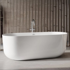 Anafi freistehende Jacuzzi-Badewanne 170x75 h60 cm