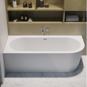JACUZZI Silba Eckbadewanne 178x78 cm links, glänzend weiß