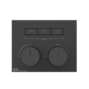 HI-FI Compact Parties externes pour mitigeur thermostatique à trois fonctions simultanées, avec boutons GESSI ON-OFF GESSI SPA  