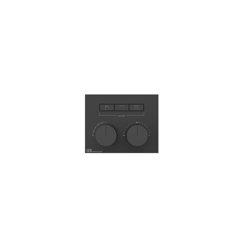 HI-FI Compact Parties externes pour mitigeur thermostatique à trois fonctions simultanées, avec boutons GESSI ON-OFF GESSI SPA  