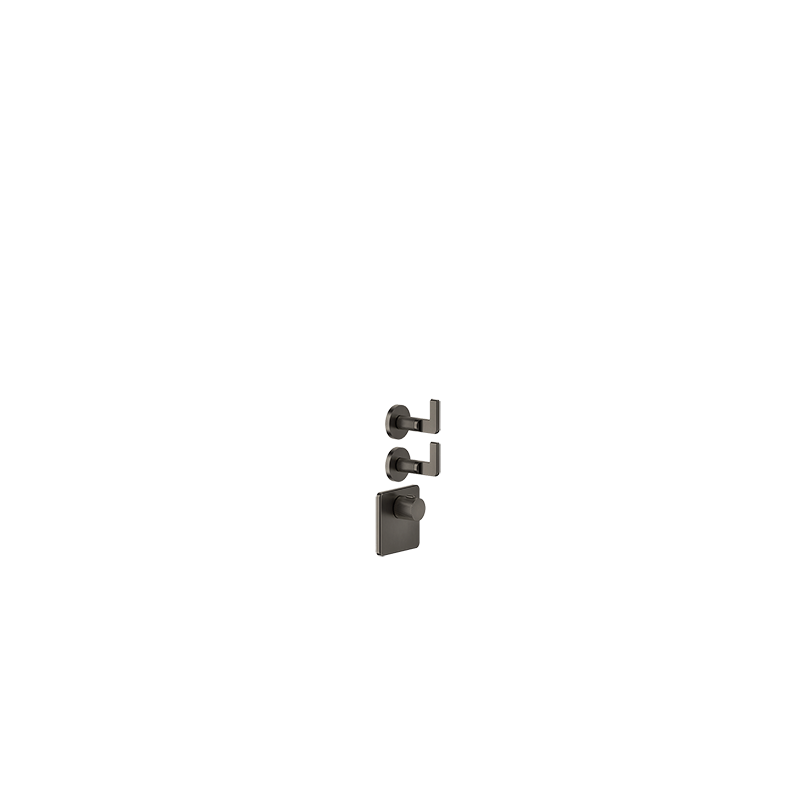 INCISO WELLNESS External part Wall mounted high flow thermostatic mixer 2 independent GESSI outlets GESSI SPA  - 2