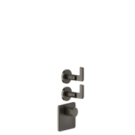 INCISO WELLNESS External part Wall mounted high flow thermostatic mixer 2 independent GESSI outlets GESSI SPA  - 2