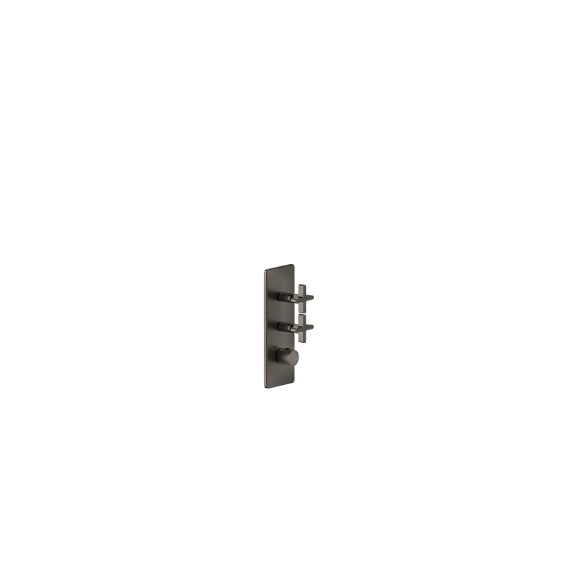 INCISO WELLNESS External part Wall mounted high flow thermostatic mixer 2 independent GESSI outlets GESSI SPA  - 2