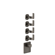 INCISO WELLNESS External part Wall mounted high flow thermostatic mixer 4 independent GESSI outlets GESSI SPA  - 2