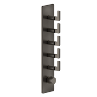 INCISO WELLNESS External part Wall mounted high flow thermostatic mixer 5 independent GESSI outlets GESSI SPA  - 2