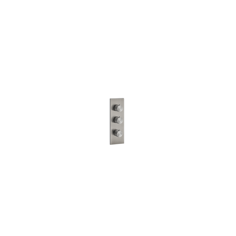 GESSI316 WELLNESS External part Wall mounted high flow thermostatic mixer 2 independent GESSI outlets GESSI SPA  - 2