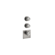 GESSI316 WELLNESS External part Wall mounted high flow thermostatic mixer 2 independent GESSI outlets GESSI SPA  - 2
