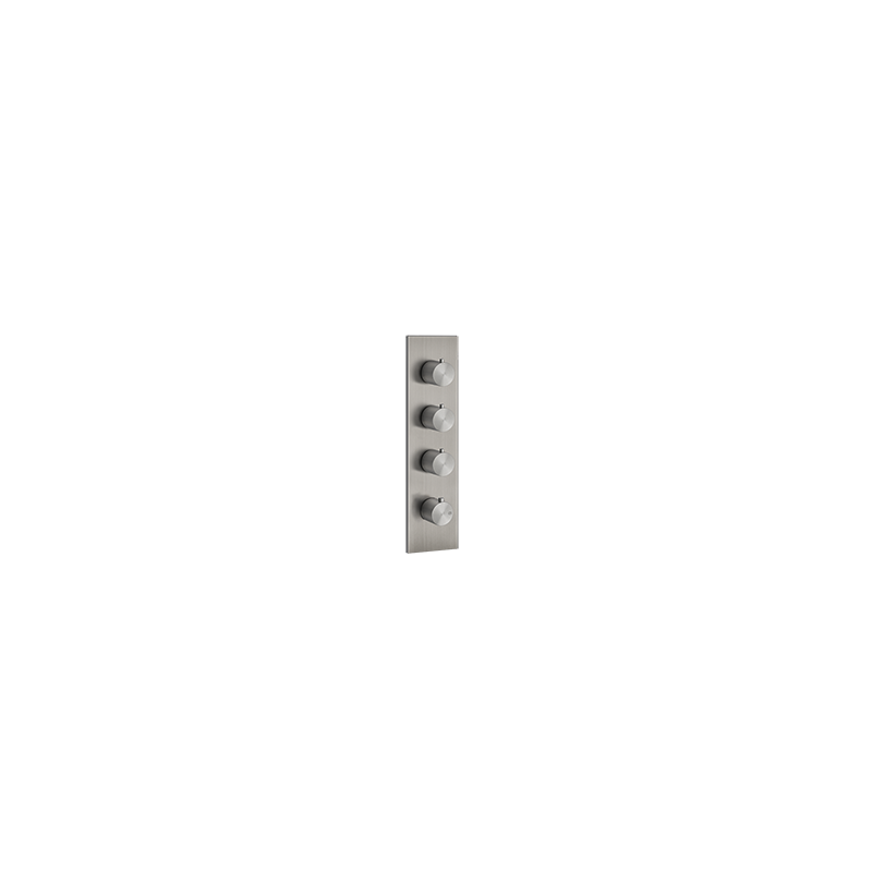 GESSI316 WELLNESS External part Wall mounted high flow thermostatic mixer 3 independent GESSI outlets GESSI SPA  - 2
