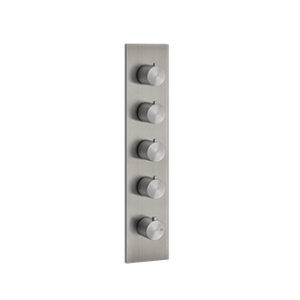 GESSI316 WELLNESS External part Wall mounted high flow thermostatic mixer 4 independent GESSI outlets GESSI SPA  - 2