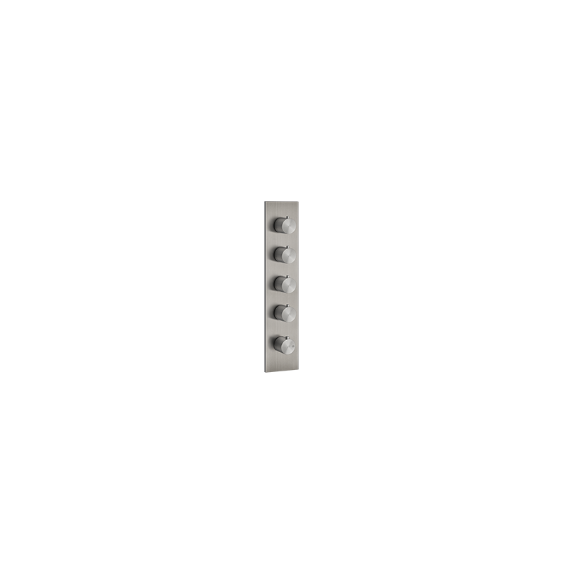 GESSI316 WELLNESS External part Wall mounted high flow thermostatic mixer 4 independent GESSI outlets GESSI SPA  - 2