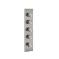 GESSI316 WELLNESS External part Wall mounted high flow thermostatic mixer 4 independent GESSI outlets GESSI SPA  - 2