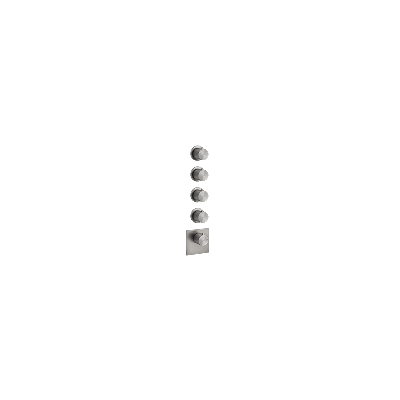 GESSI316 WELLNESS Partie extérieure Mitigeur thermostatique mural haut débit 4 sorties GESSI indépendantes GESSI SPA  - 2